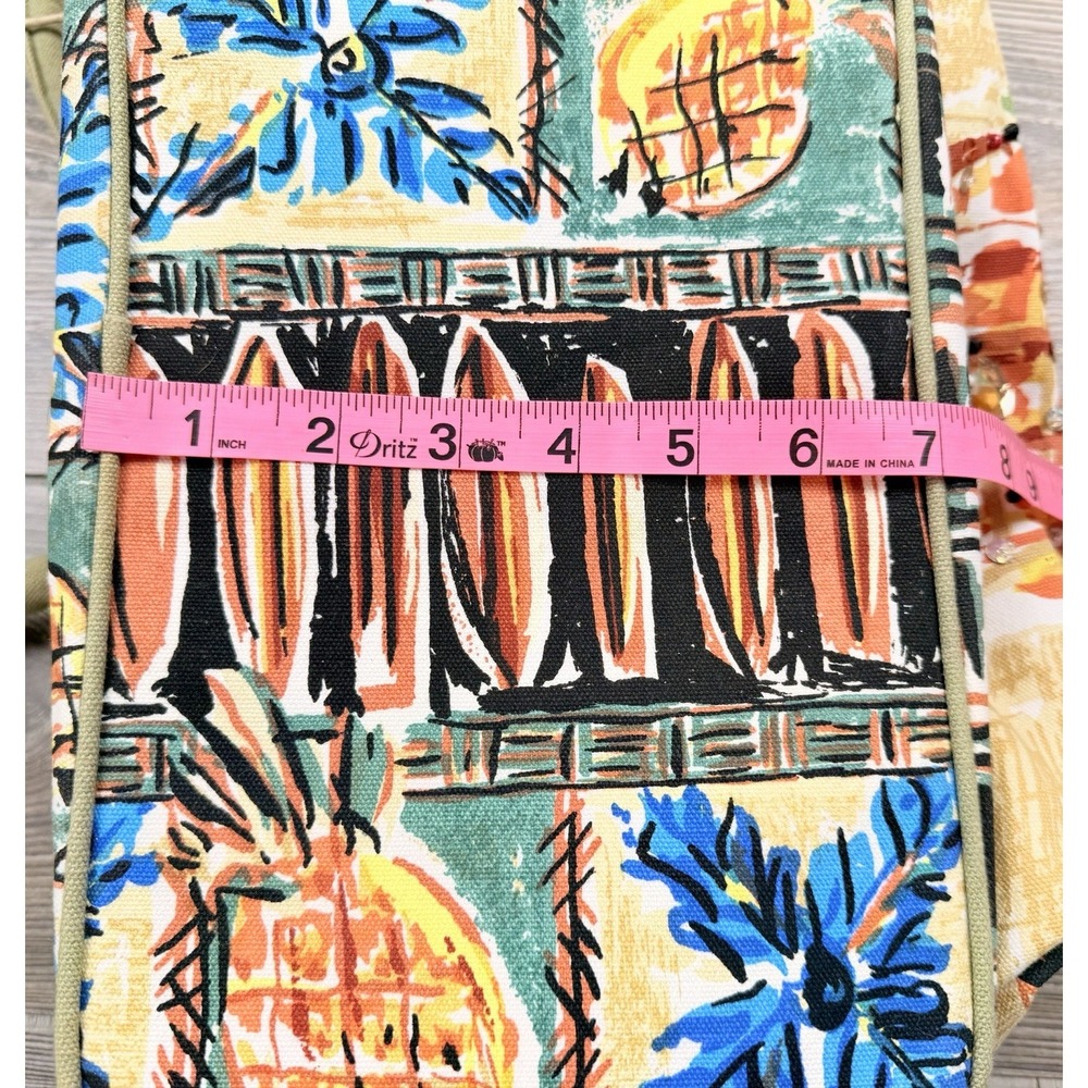Women's Sun N Sand Lindi Dobrott Beach Bag Pineapple Coastal Tropical Resort - Picture 12 of 16